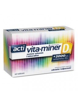Acti Vita-miner D3 60 tabletek