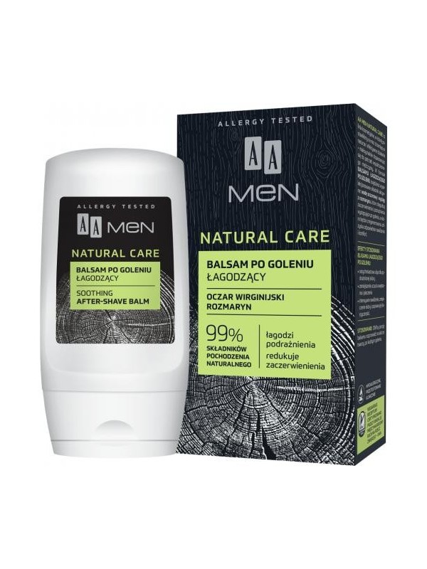 AA Men Natural Care Заспокійливий бальзам після гоління 100 мл