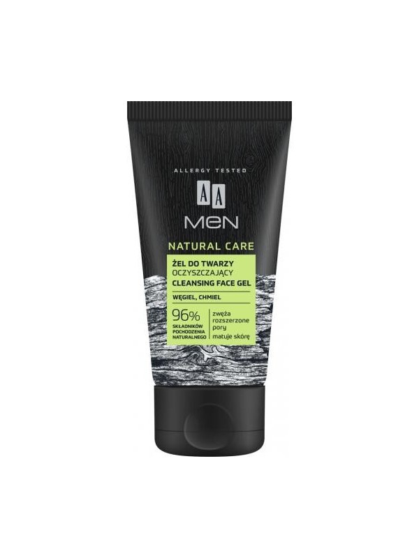 Очищаючий гель для обличчя AA Men Natural Care 150 мл