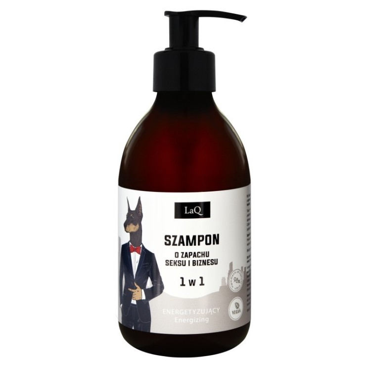 LaQ Doberman Energizing haarshampoo voor mannen 300 ml