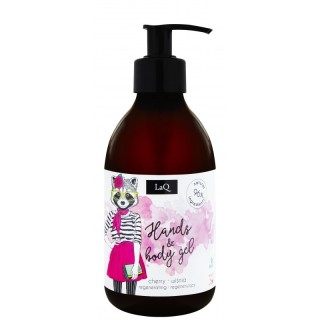 LaQ Hands & Body Gel Liquid soap with the scent of Cherry 300 ml