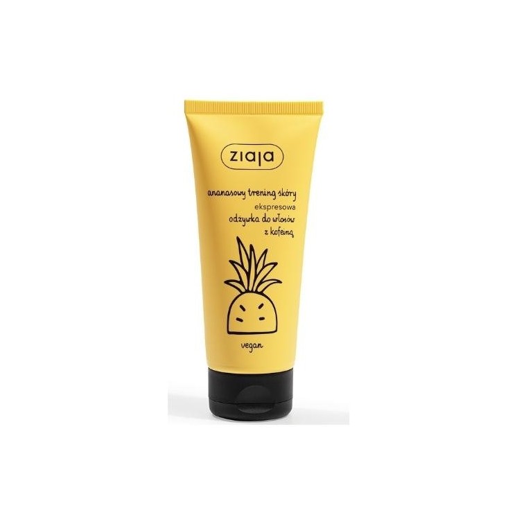 Après-shampoing Ziaja à l'ananas et à la caféine 100 ml