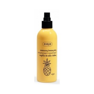 Brume corporelle Ziaja Ananas à la caféine en spray 200 ml