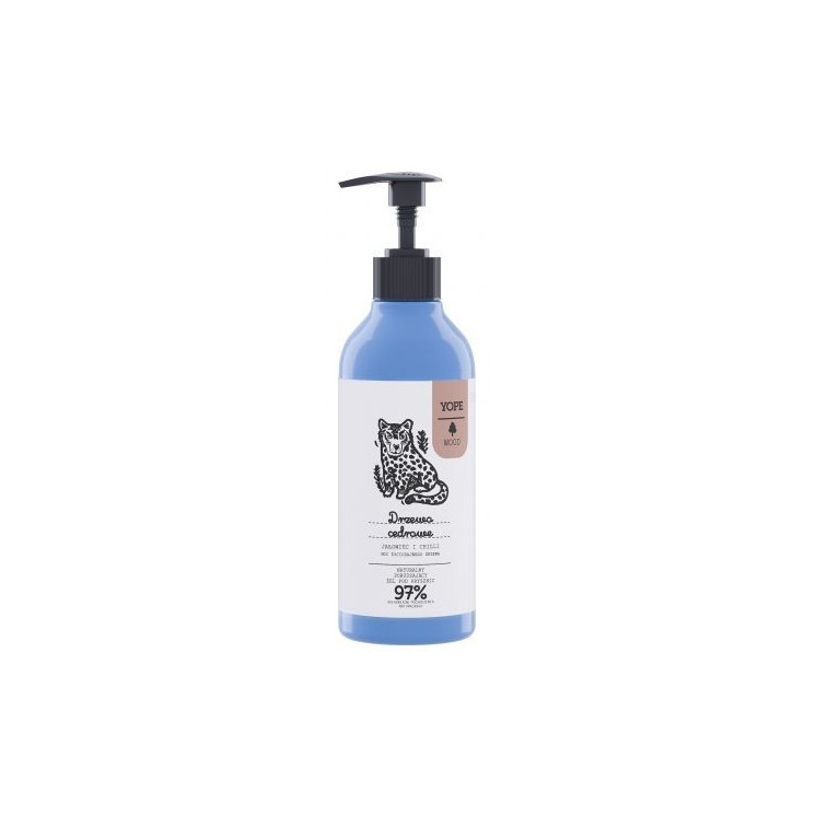 YOPE Wood Shower Gel for Men Cedarwood, Juniper and Chili 300 ml