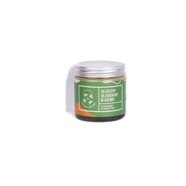 Mydlarnia Cztery Szpaki Sanfte Deodorantcreme ohne Duftstoffe, 60 ml
