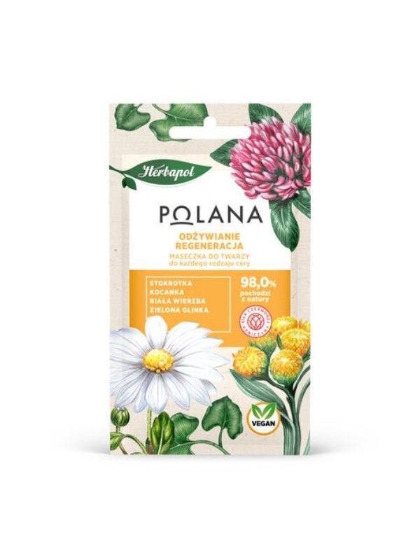 Herbapol Polana Nutrition and Regeneration Gezichtsmasker voor alle huidtypes 8 g