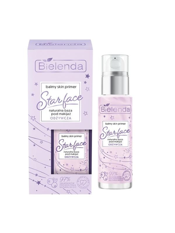 Натуральна живильна основа під макіяж Bielenda Balmy Skin Primer Starface 30 мл