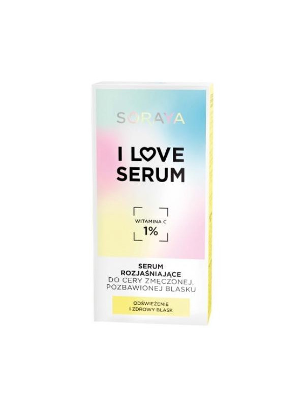 Soraya I LOVE SERUM Освітлююча сироватка для втомленої тьмяної шкіри 30 мл