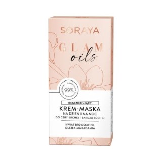 Soraya GLAM OILS regenererend gezichtscrème-masker voor dag en nacht 50 ml