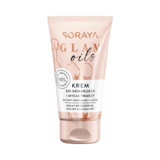 Soraya GLAM OILS Crème voor het verwijderen van make-up en het wassen van het gezicht 125 ml