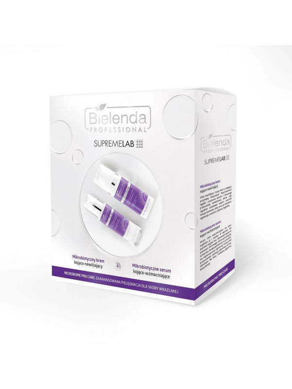 Bielenda Professional Gift Set SupremeLab Microbiome Pro Care microbiotic Verzachtende en hydraterende crème + microbiome