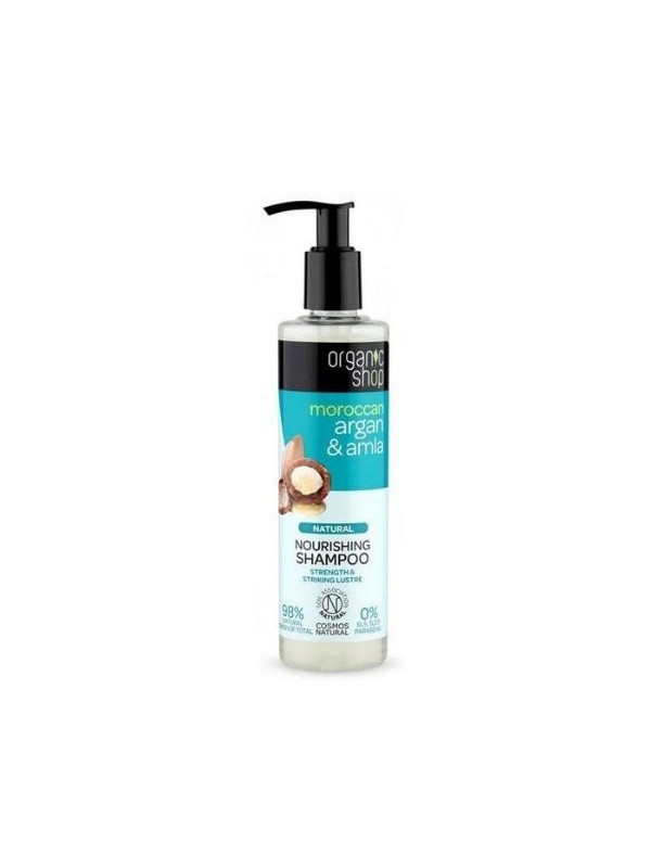 Oragnic Shop natuurlijke voedende haarshampoo Marokkaanse Argan en Amla 280 ml