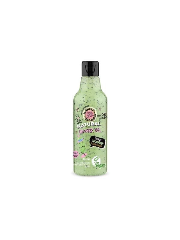 Planeta Organica Skin Super Good natuurlijke verstevigende Douchegel Komkommer en Chia Zaden 250 ml