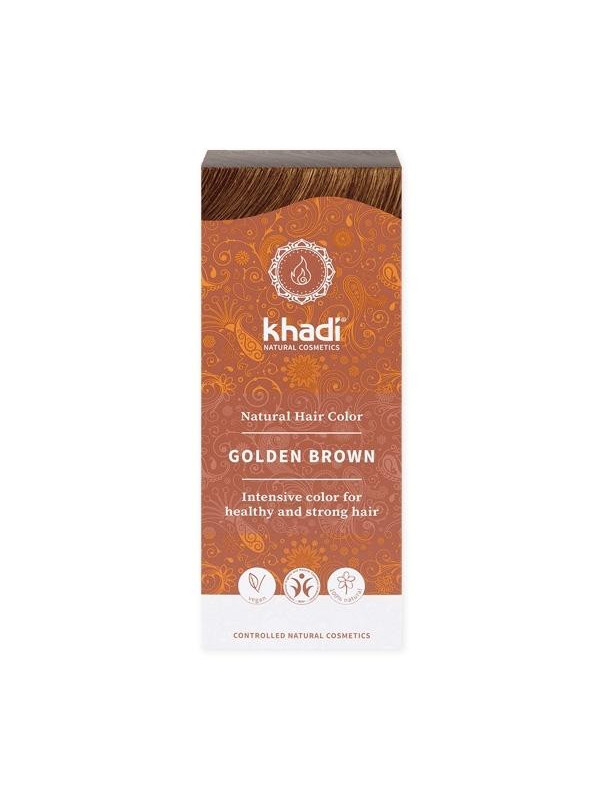 Khadi Natural Hair Colour Хна для волосся Golden Brown 100 г