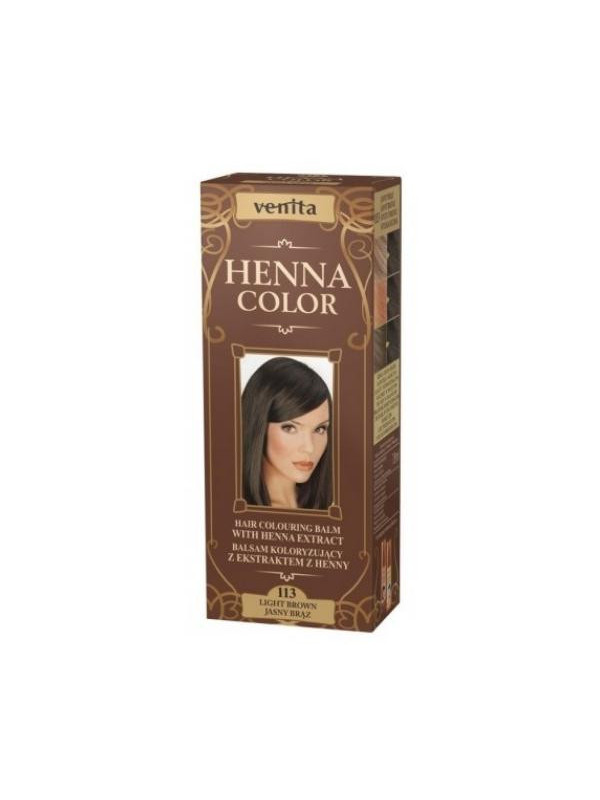 Бальзам Venita Henna Color Coloring з екстрактом хни /113/ Light Brown 75 мл