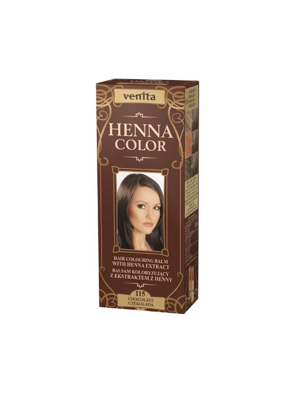 Бальзам Venita Henna Color Coloring з екстрактом хни /115/ Шоколад 75 мл