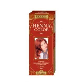 Venita Henna Color Coloring бальзам з екстрактом хни /10/ Гранат 75 мл