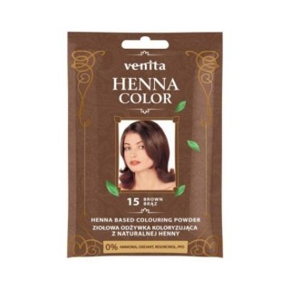 Venita Henna Color herbal Kleuring conditioner met natuurlijke henna /15/ Bruin 25 g