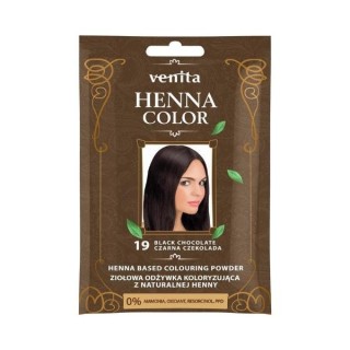 Venita Henna Color herbal Coloring кондиціонер з натуральною хною /19/ Чорний шоколад 25 г