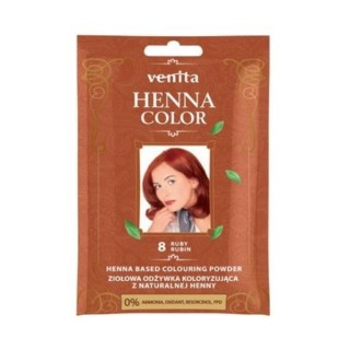 Venita Henna Color herbal Кондиціонер-фарбувальник з натуральною хною /8/ Rubin 25 г