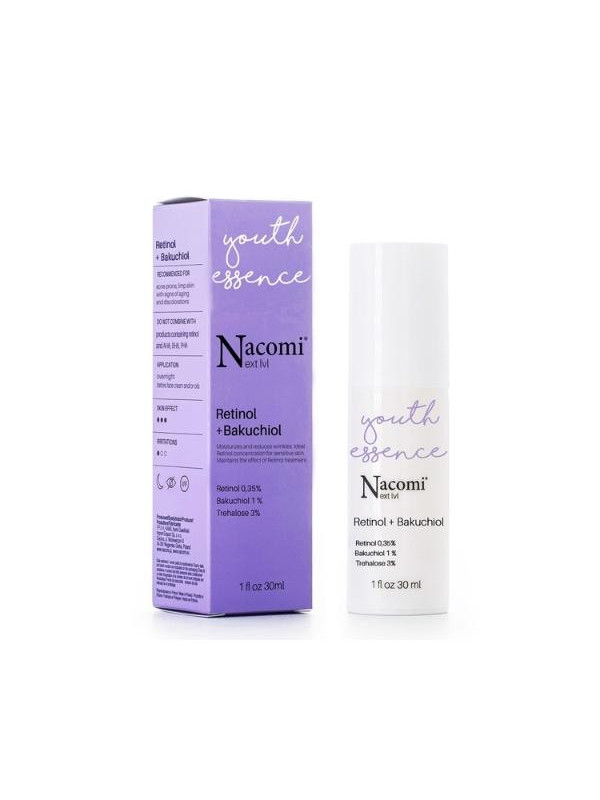 Nacomi Next Level Anti-Aging Serum met Retinol 0,35% + Bakuchiol 1% 30 ml