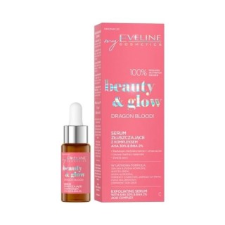 Sérum exfoliant Eveline Beauty & Glow Dragon Blood! au complexe AHA 30 % et BHA 2% (18 ml)