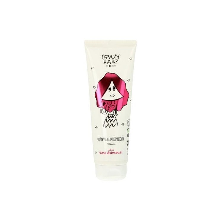 HiSkin Crazy Hair Humectant Conditioner for Dry and Dull Hair with Bubble Gum Scent 250 ml