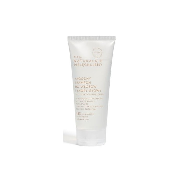 Ziaja Shampoing Naturellement Doux pour Cheveux et Cuir Chevelu 200 ml