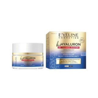 Eveline BioHyaluron 3x Retinol System 60+ мультиживильний крем-філер для інтенсивного відновлення 50 мл