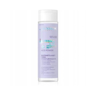 Eveline Beauty & Glow Acid Power ! Illuminating Toner with 5 % Glycolic Acid 200 ml