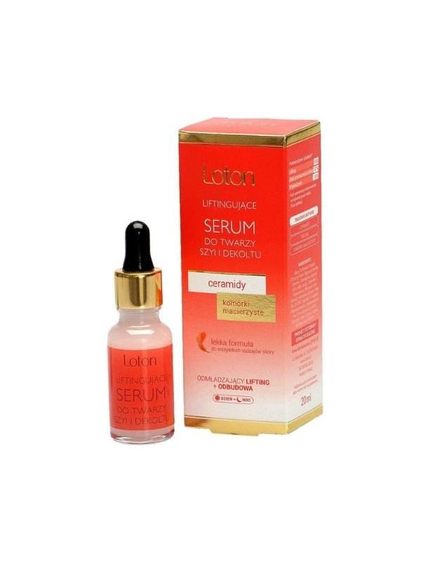 Liftende Loton Serum voor gezicht, hals en decolleté met ceramiden 20 ml