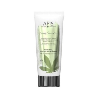 Apis Cannabis Home Care regenererend handmasker met hennepolie en sheaboter 200 ml