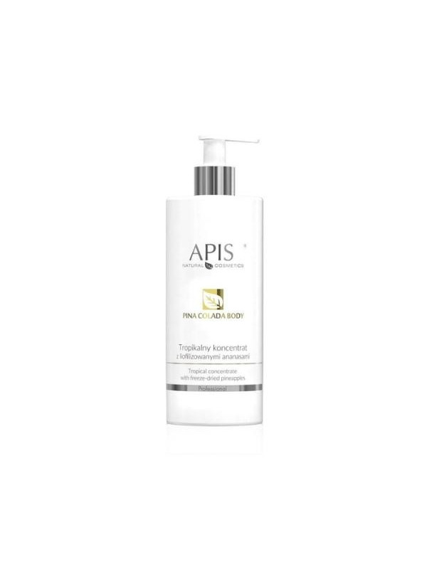 Apis Pina Colada Tropical Body Concentrate mit gefriergetrockneten Ananas 500 ml