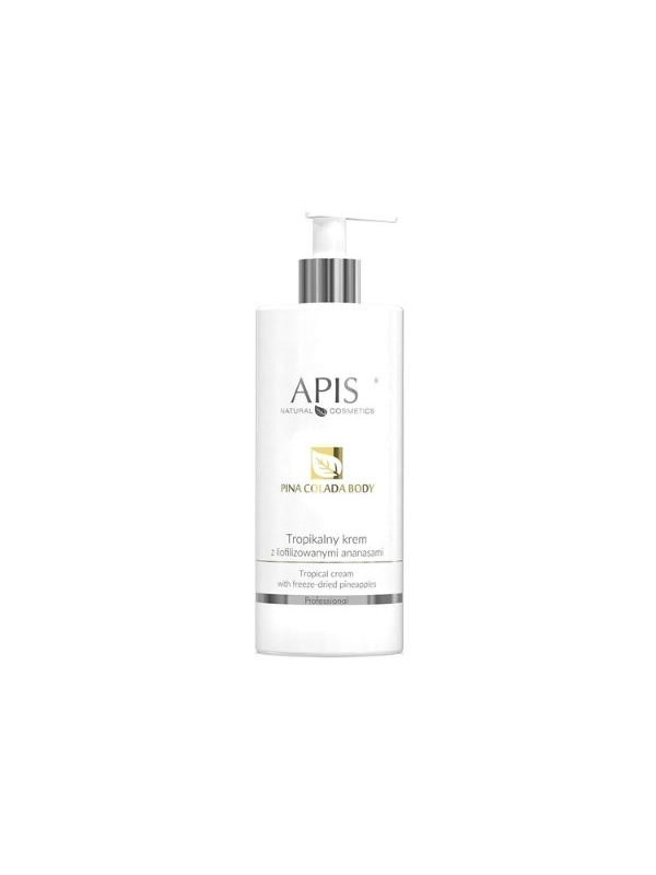 Apis Pina Colada Tropische Body met gevriesdroogde ananas 500 ml