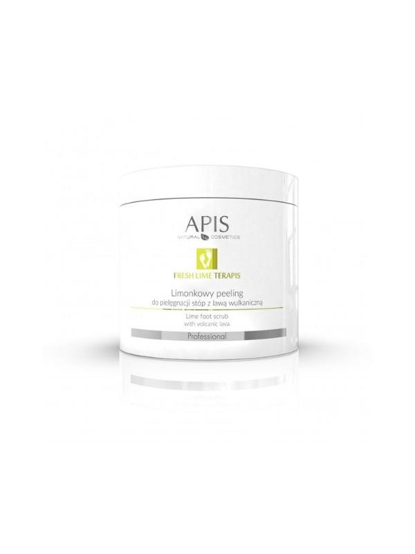 Apis Fresh Lime Terapis lime Peeling для догляду за ногами з вулканічною лавою 500 г