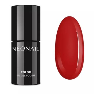 NeoNail Mrs Red hybrid varnish in the color of raspberry red