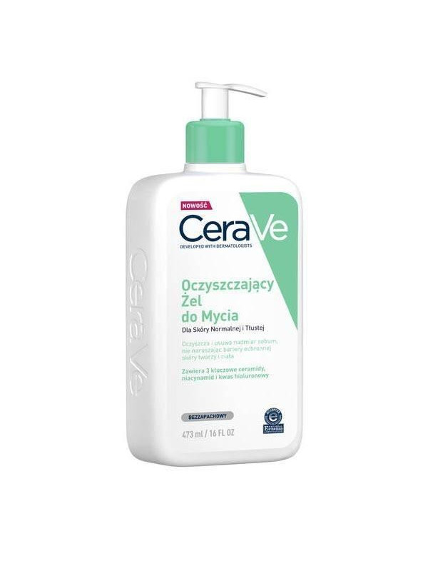 Cerave Cleansing Gel для вмивання нормальної та жирної шкіри 473 мл