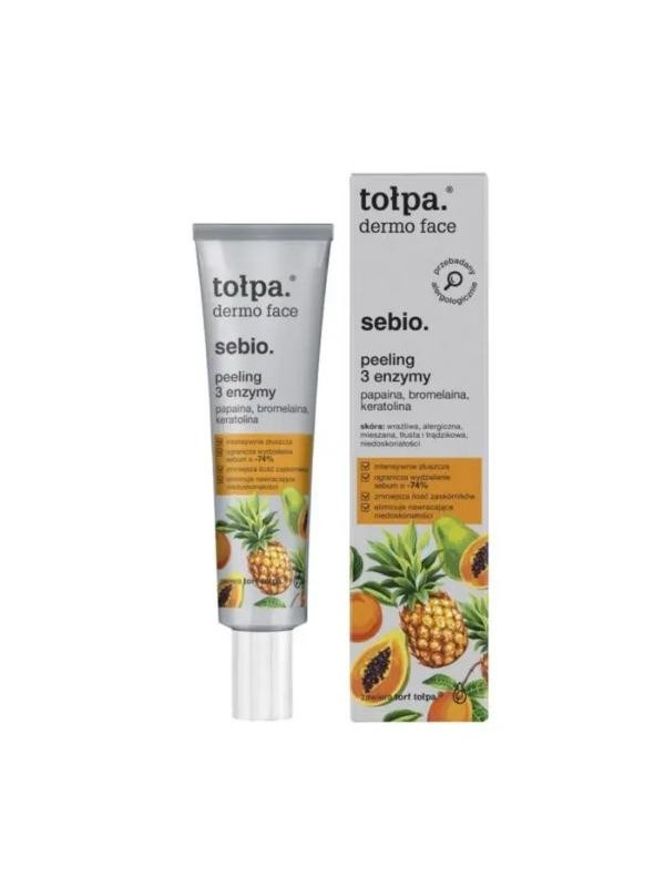 Tołpa Dermo Face Sebio. Peeling 3 ензими 40 мл