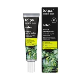 Tołpa Dermo Face Sebio. Gezichtsmasker Black Detox 40 ml