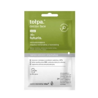 Tołpa Dermo Face 30+ Futuris. reinigend mineraal masker met modder 2x6 ml