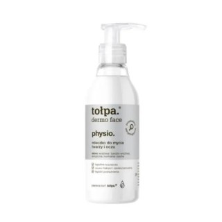 Tołpa Dermo Face Physio. Face and eye cleansing milk removes make-up