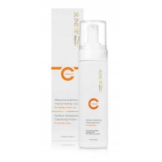 Sunew Med+ Vitamin C active Face wash foam cleanses the skin