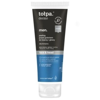 Tołpa Dermo Men . Face&head Peeling before shaving for the face and head