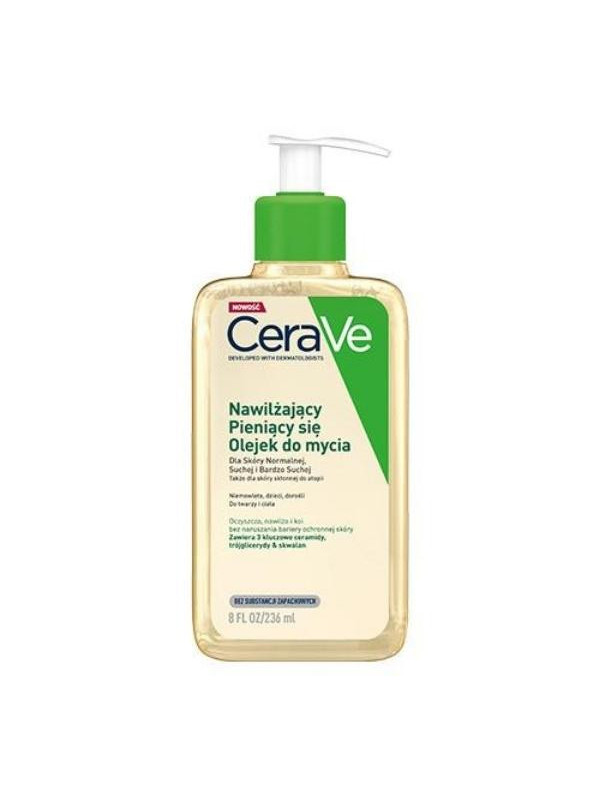 Cerave Moisturizing Foaming Cleansing Oil voor de droge en atopische huid