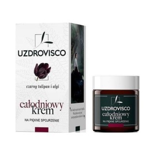 Uzdrovisco Anti-rimpel oogcreme voor dag en nacht Black Tulip and Algae 25 ml