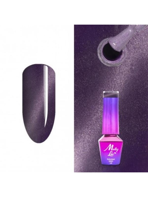 MollyLac /185/ Cat Eye Tijdloze Hybride Lak Hide Away 5 ml