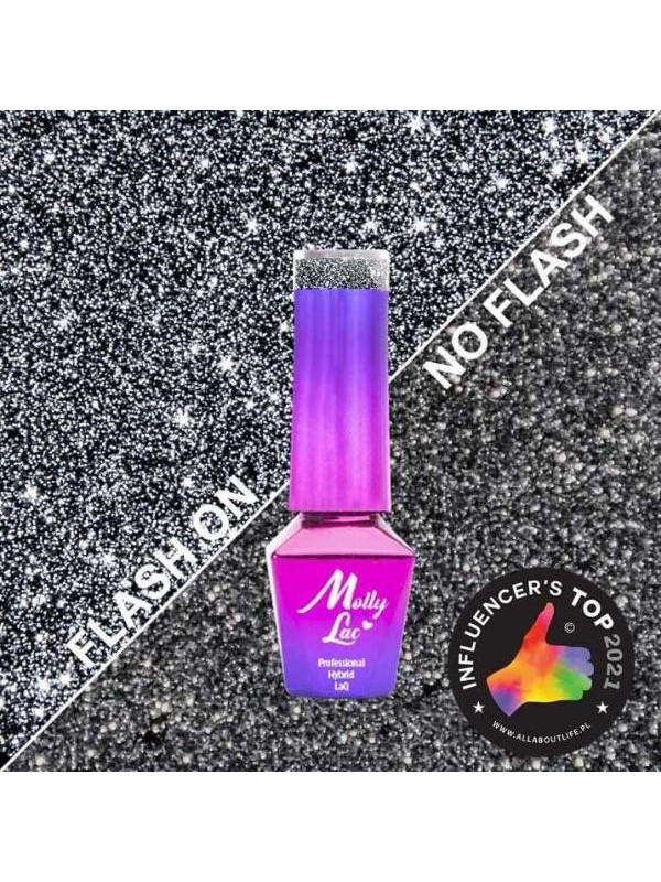 MollyLac /566/ Flashing Lights Extreme Hybrid Varnish 5 ml