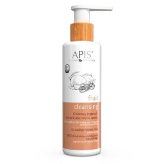 Apis Fruit Cleansing fruityoghurt voor het verwijderen van make-up en gezichtsreiniging 150 ml