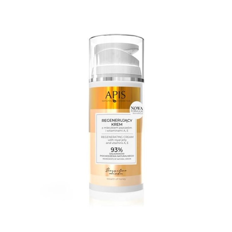 Apis Wealth of Honey regenererende crème met koninginnengelei en vitamine A, E