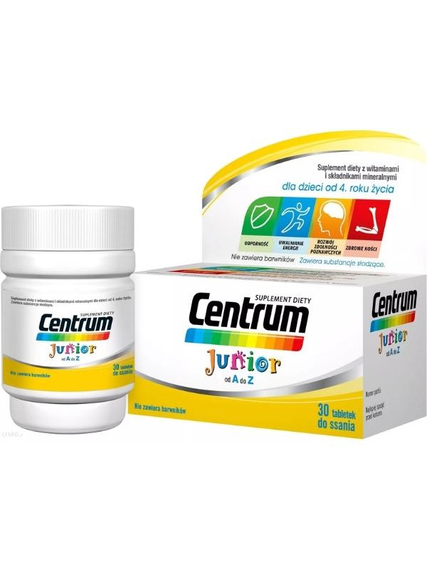 Centrum Junior van A tot Z voedingssupplement voor kinderen vanaf 4 jaar 30 tabletten